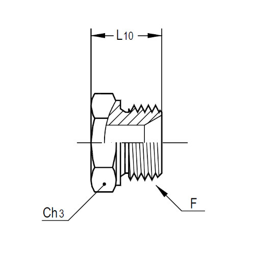 意大利RACFLUID 60° BSP 锥形密封管件4JMR-1.1/2