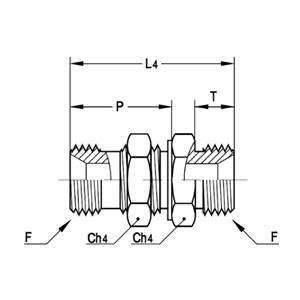 意大利RACFLUID 60° BSP 锥形密封管件4MUP-1.1/2