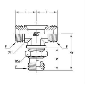 意大利RACFLUID 60° BSP 锥形密封管件4TUPL-1/4