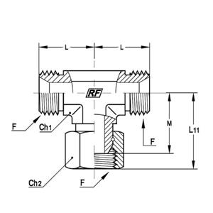 意大利RACFLUID 60° BSP 锥形密封管件4TGL-1/8