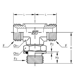 意大利RACFLUID 60° BSP 锥形密封管件4TOL2-1/8-10