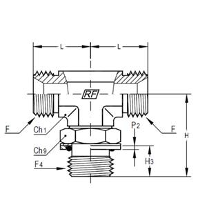 意大利RACFLUID 60° BSP 锥形密封管件4TOL-3/4