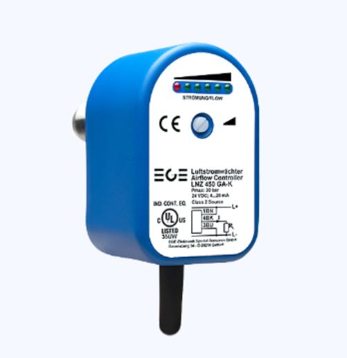 德国EGE-ELEKTRONIK气体流量传感器LNZ 450 GA-K