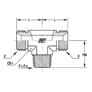 意大利RACFLUID 60° BSP 锥形密封管件4TL3-1/8