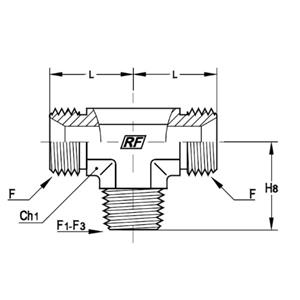 意大利RACFLUID 60° BSP 锥形密封管件4TL1-1/8