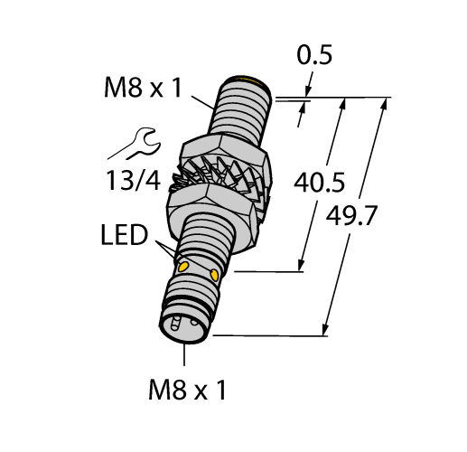 德国TURCK图尔克电感式传感器BI2-M08-VN6X-H1341
