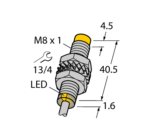 德国TURCK图尔克电感式传感器NI3-M08-VN6X-H1341