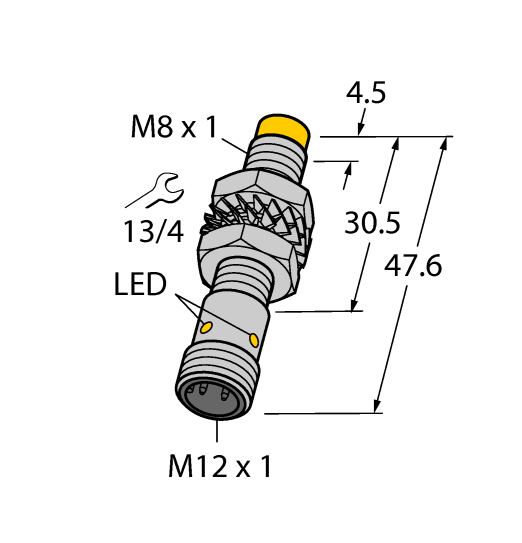 德国TURCK图尔克电感式传感器NI3-M08-VP6X-H1341