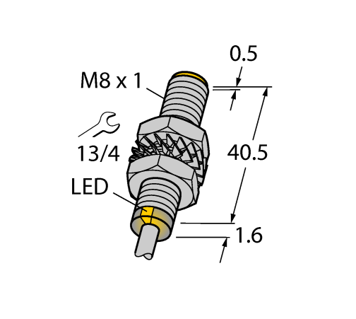 德国TURCK图尔克电感式传感器BI2-M08E-AN6X