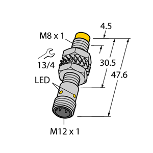 德国TURCK图尔克电感式传感器NI3-M08-VP6X-H1341