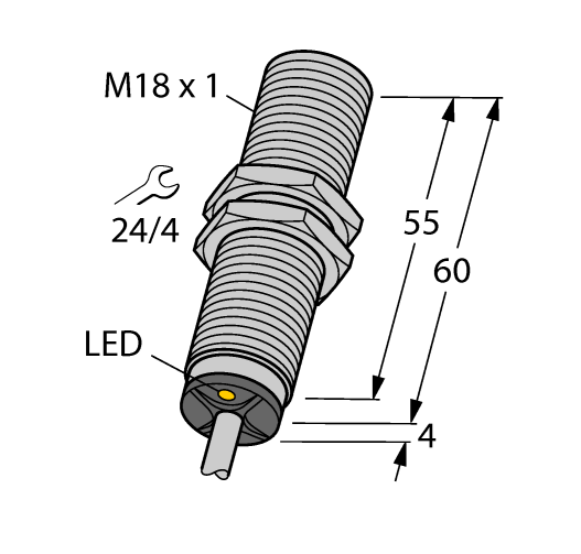 德国TURCK图尔克电感式传感器BI5-M18-ADZ3X