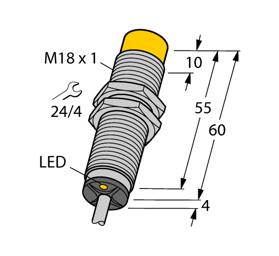 德国TURCK图尔克电感式传感器NI8-M18-ADZ3X 12M
