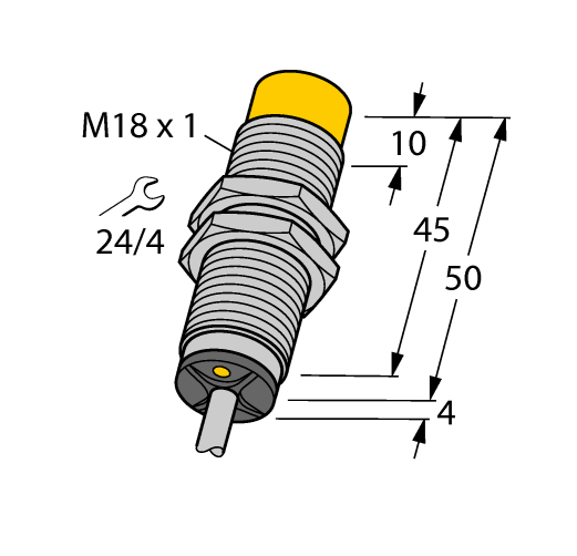 德国TURCK图尔克电感式传感器NI14-M18-VN6X 7M