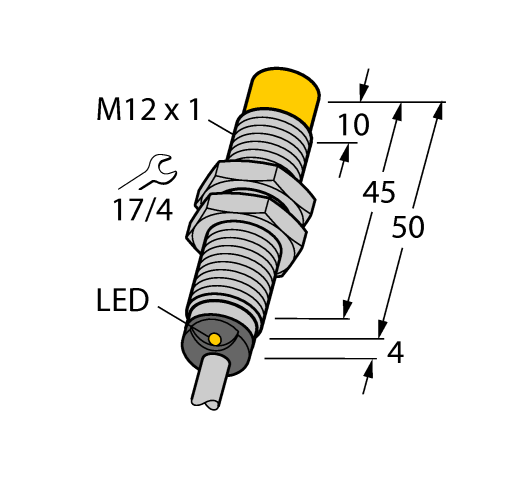德国TURCK图尔克电感式传感器NI4-M12-AD6X