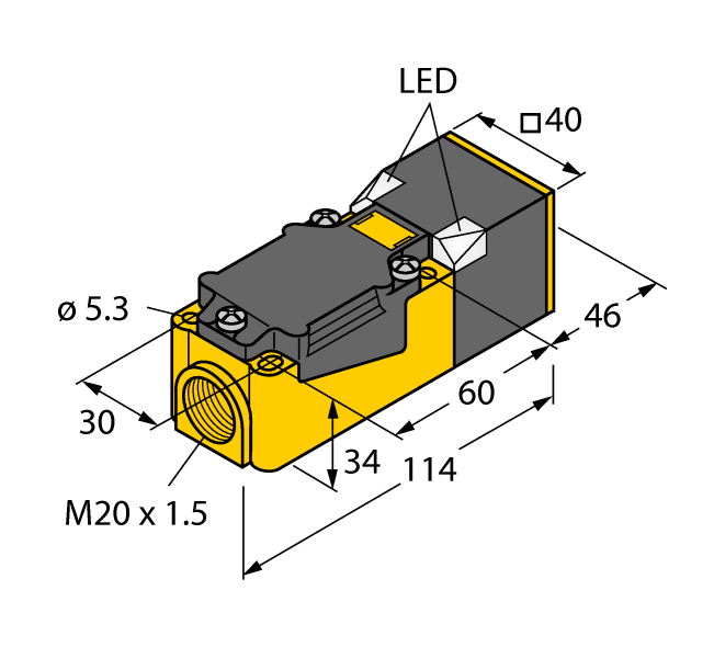 德国TURCK图尔克电感式传感器BI15U-CP40-FDZ30X2