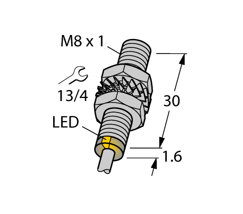 德国TURCK图尔克电感式传感器BI3U-EM08-AP6X