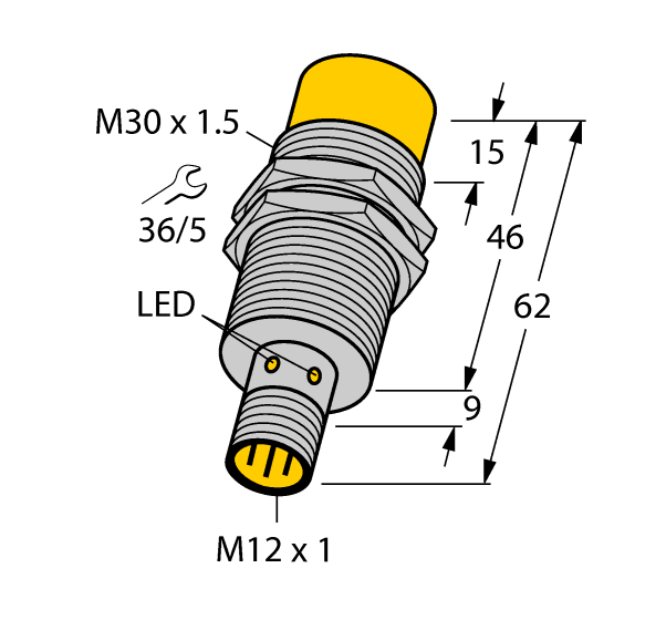 德国TURCK图尔克电感式传感器NI30U-M30-AN6X-H1141