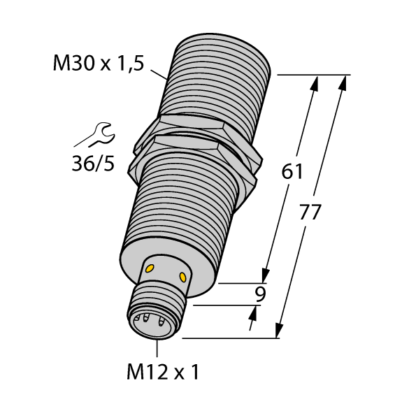 德国TURCK图尔克电感式传感器BI10-M30E-LIU-H1141