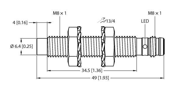 德国TURCK图尔克电感式传感器NI3-EG08-AP6X-V1131