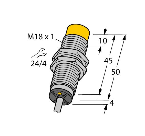 德国TURCK图尔克电感式传感器NI14-M18-VP6X 7M