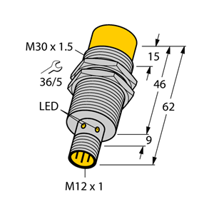 德国TURCK图尔克电感式传感器NI20-M30-VN6X-H1141