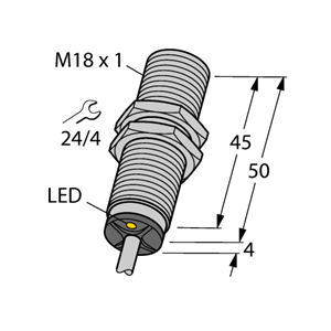 德国TURCK图尔克电感式传感器BI7-M18-AD6X