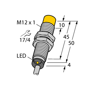 德国TURCK图尔克电感式传感器NI4-M12-AD6X