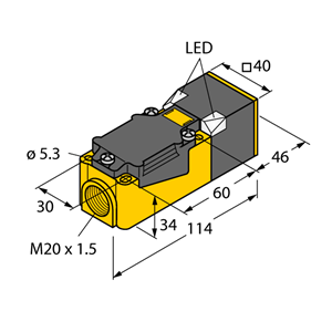 德国TURCK图尔克电感式传感器BI15U-CP40-FDZ30X2
