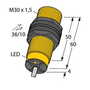 德国TURCK图尔克电感式传感器BI10U-S30-AP6X
