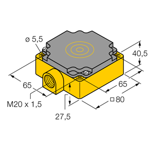 德国TURCK图尔克电感式传感器NI40-CP80-Y1