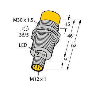 德国TURCK图尔克电感式传感器NI30U-M30-AN6X-H1141