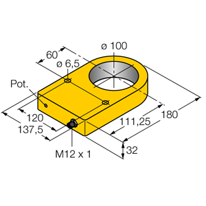 德国TURCK图尔克电感式传感器NI100R-S32XL-2LU-H1141/S950