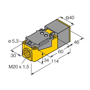 德国TURCK图尔克电感式传感器NI20NF-CP40-VP4X2