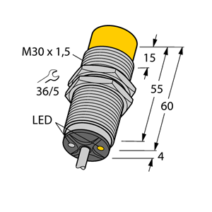 德国TURCK图尔克电感式传感器NI20U-M30-ADZ30X2