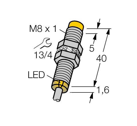 德国TURCK图尔克电感式传感器NI6U-EG08-AP6X