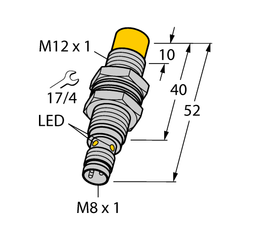 德国TURCK图尔克电感式传感器NI10U-M12-AP6X-V1131