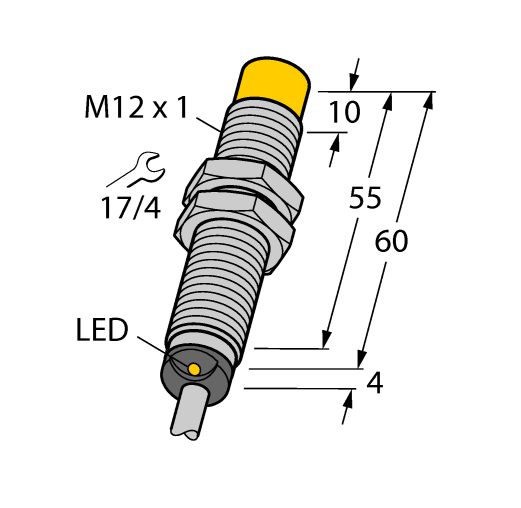 德国TURCK图尔克电感式传感器NI4-M12-AZ31X