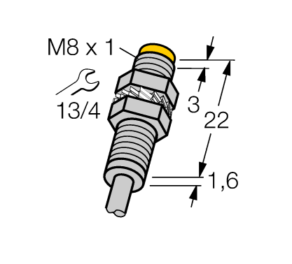 德国TURCK图尔克电感式传感器NI3-EG08K-Y1