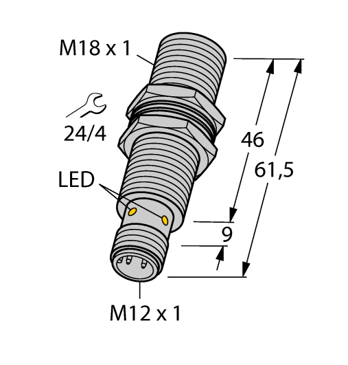 德国TURCK图尔克电感式传感器BI8U-EM18MWD-VP6X-H1141