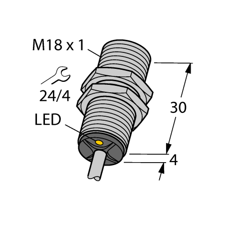 德国TURCK图尔克电感式传感器BI5-G18K-AP6X