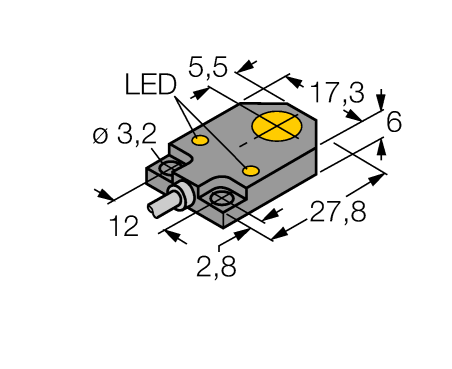 德国TURCK图尔克电感式传感器BI3-Q06-AP6X2