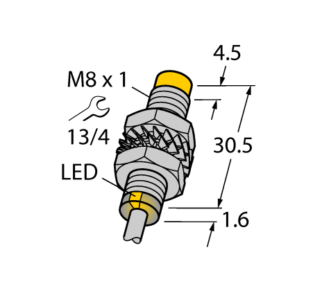 德国TURCK图尔克电感式传感器NI5-M08-AP6X