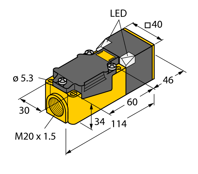 德国TURCK图尔克电感式传感器NI50U-CP40-VP4X2