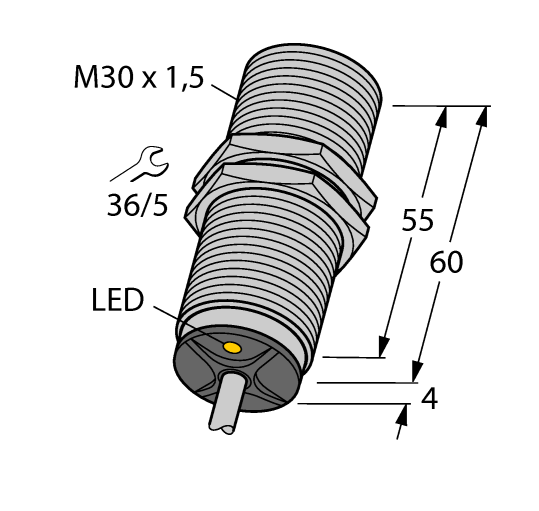 德国TURCK图尔克电感式传感器BI15-M30-VP6X