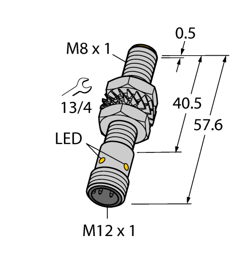 德国TURCK图尔克电感式传感器BI2-M08E-VP6X-H1341