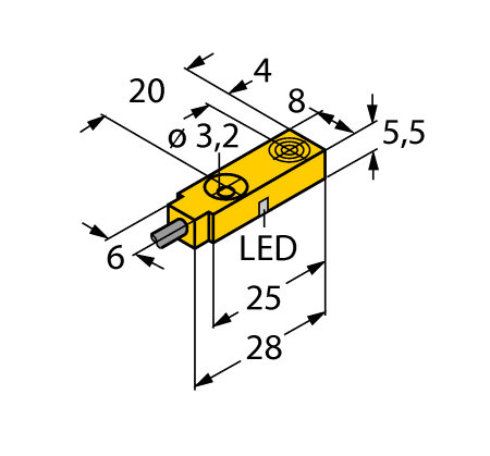 德国TURCK图尔克电感式传感器NI3.5-Q5.5-AP6X
