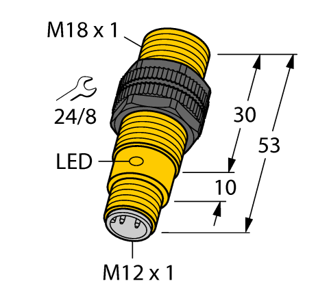 德国TURCK图尔克电感式传感器NI8-S18-AP6X-H1141