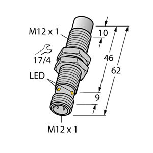 德国TURCK图尔克电感式传感器NI10U-EM12EWD-VP6X-H1141