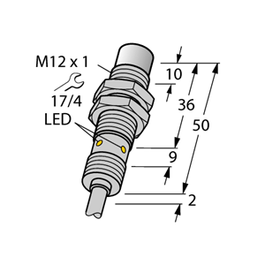 德国TURCK图尔克电感式传感器NI10U-EM12WD-AP6X