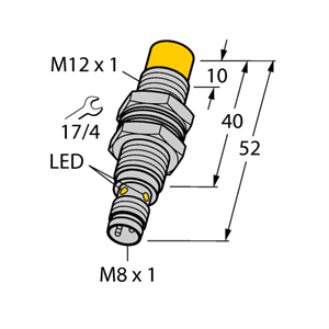 德国TURCK图尔克电感式传感器NI10U-M12-AP6X-V1131